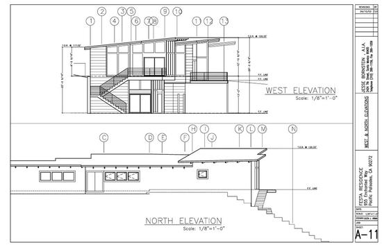 Festa West and North Elevations