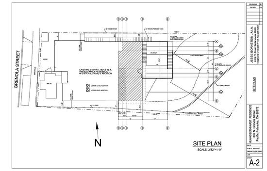 The Huang/Bernhardt Site Plan