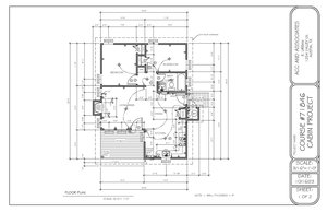 Cabin Project Floor Plan