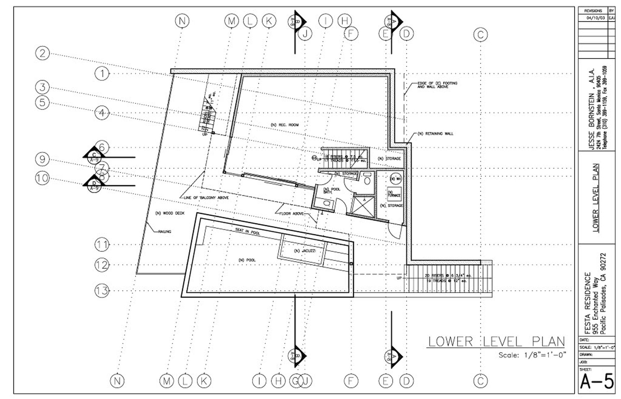 Festa Lower Level Plan