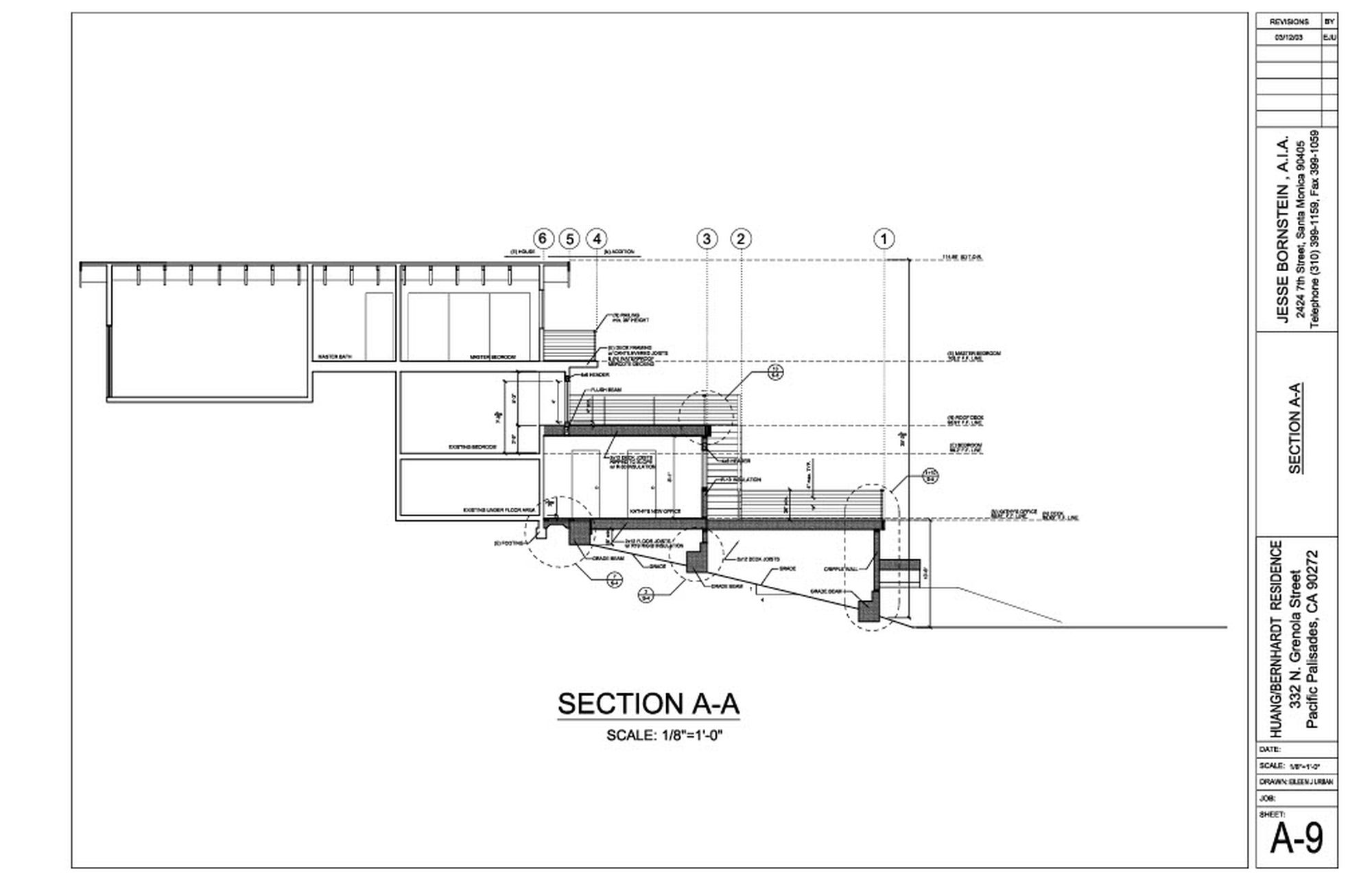 Huang/Bernhardt Section A-A