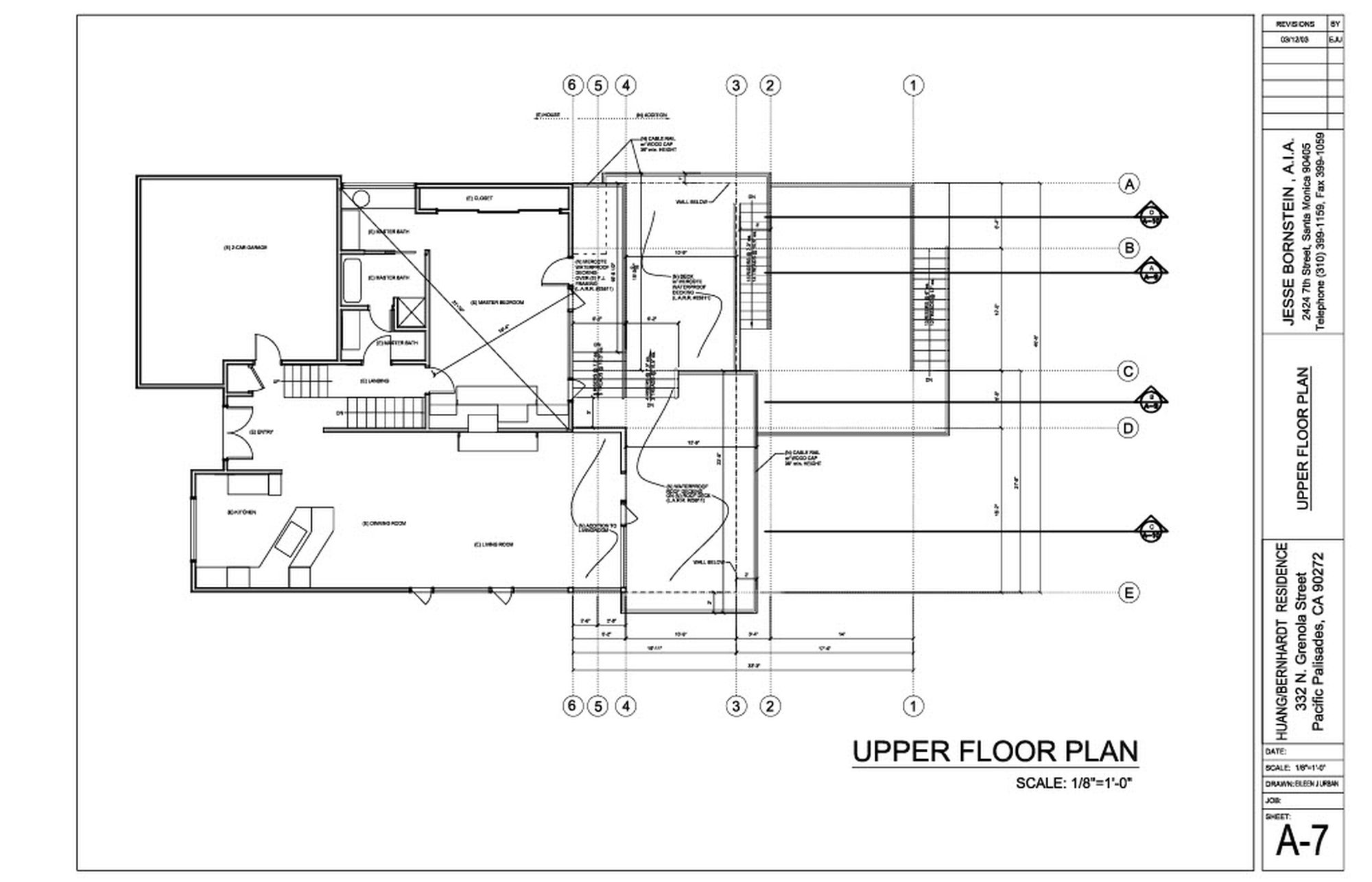 Huang/Bernhardt Upper Floor Plan