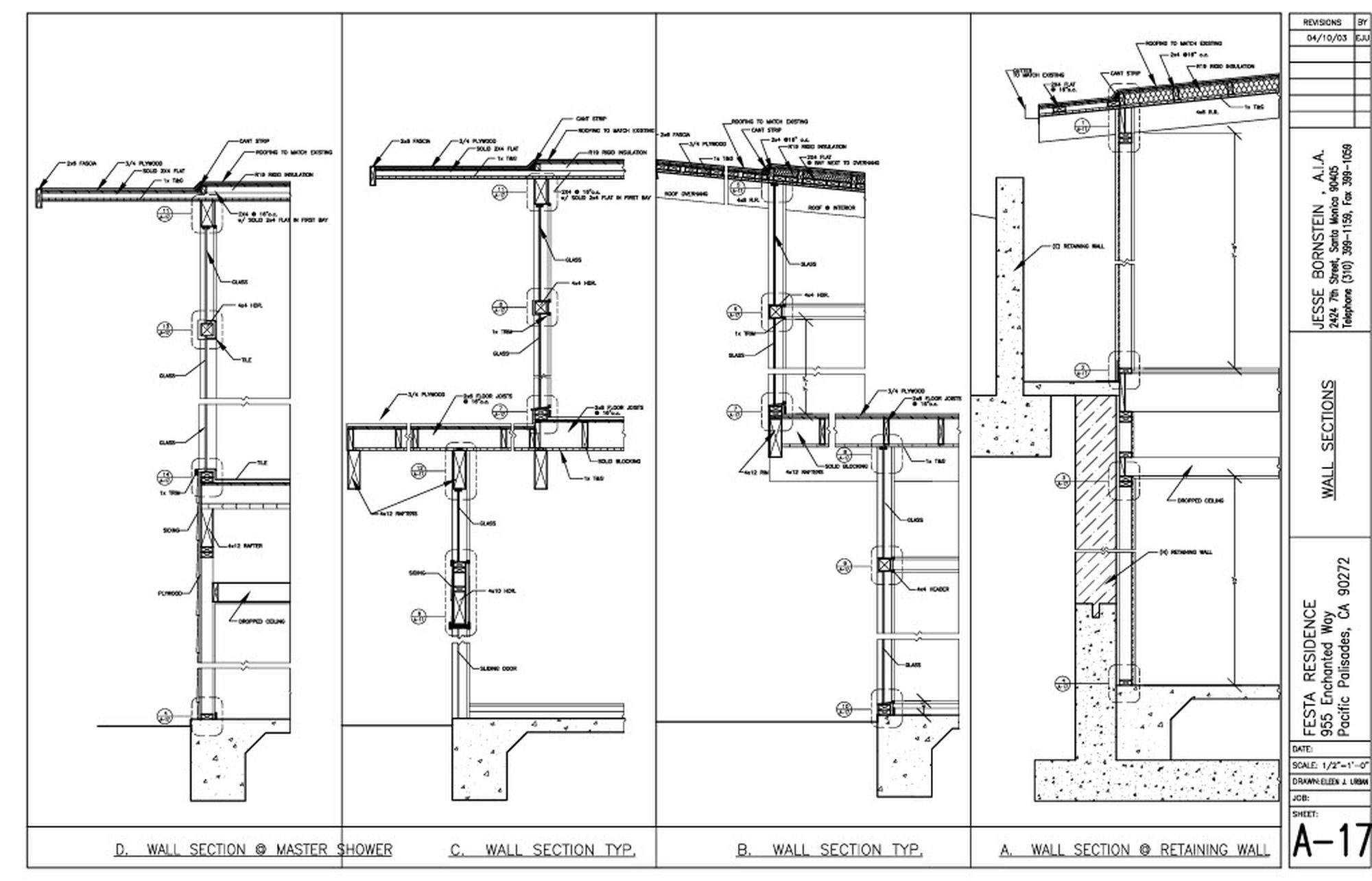 Festa Wall Sections