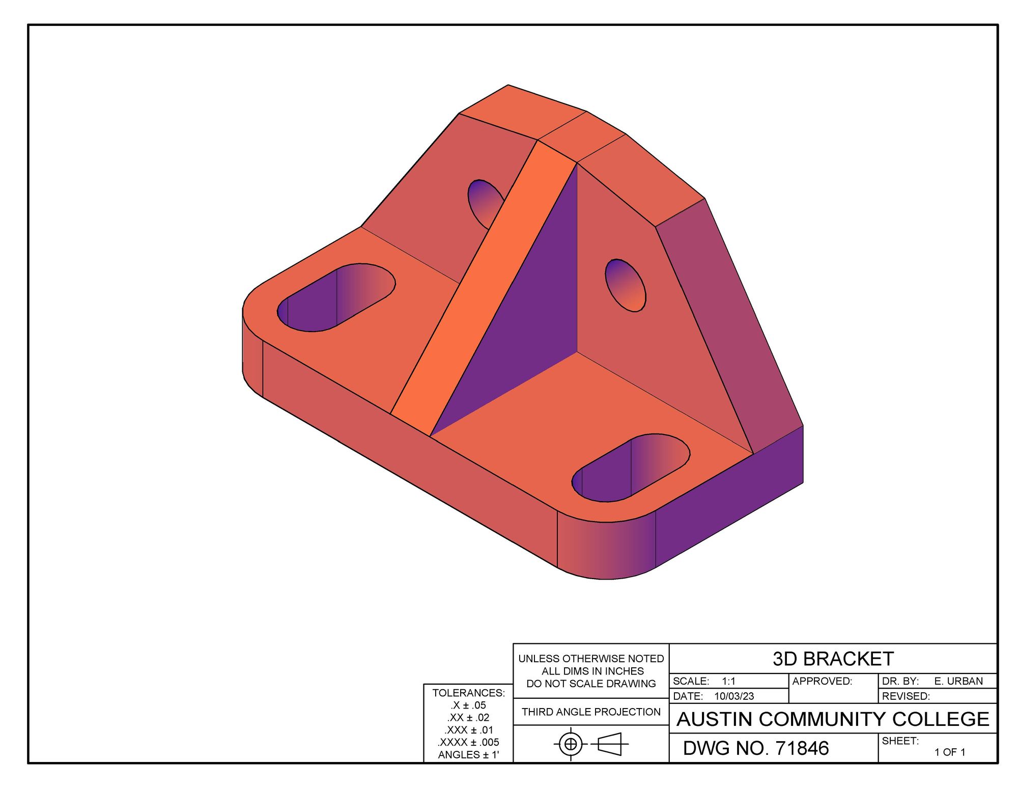 Bracket 3D